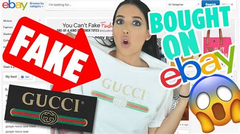 fake gucci products ebay